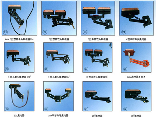 各種集電器